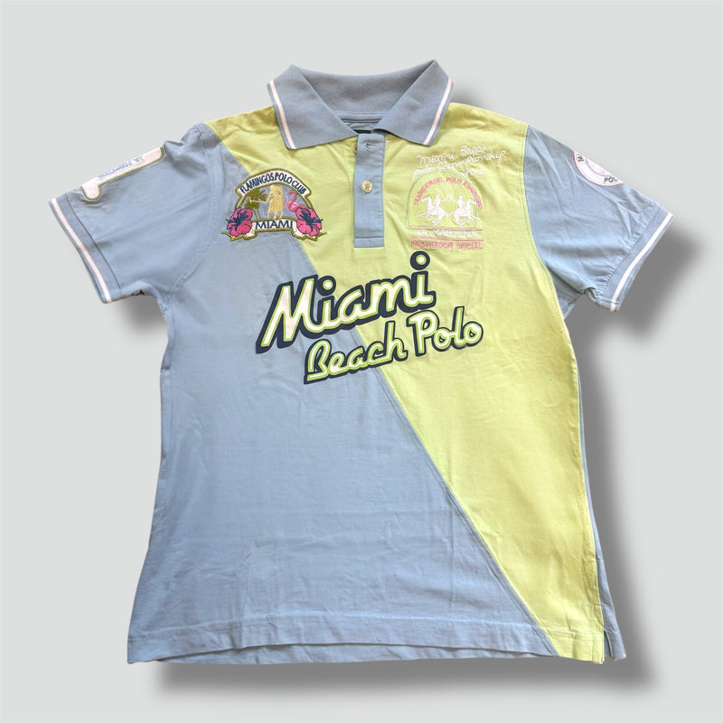 Sourced limited accessories and clothes La Martina Flamingos Polo Club Miami shirt – Secondhand Streetwear