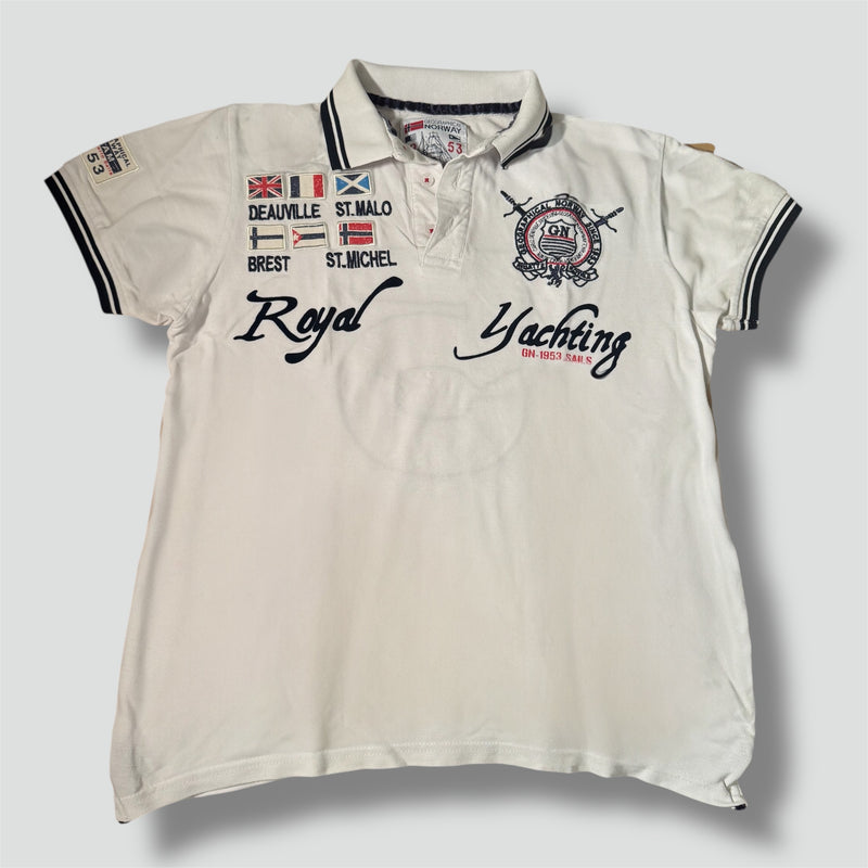 Sourced limited accessories and clothes Royal Yachtig Geographical Norway poloshirt – Secondhand Streetwear
