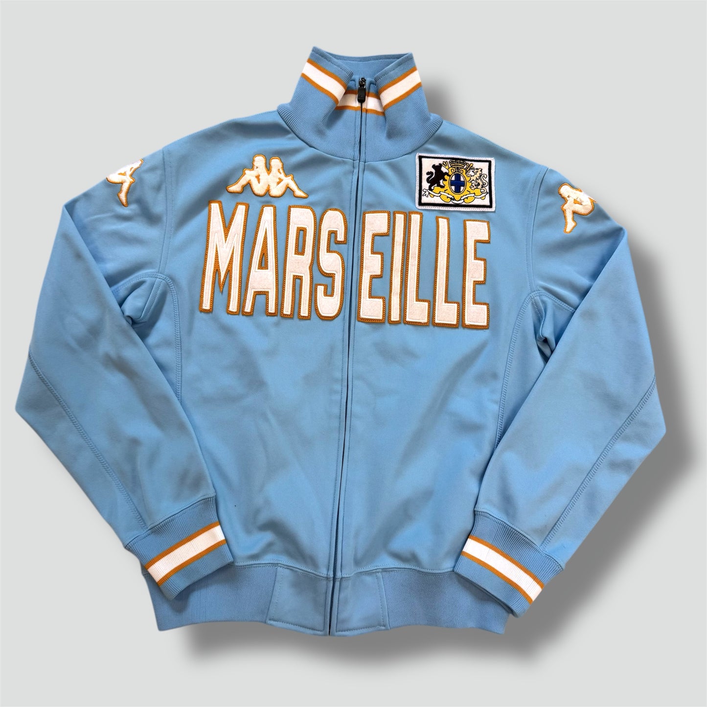 Kappa Marseille streetwear skyblue track jacket