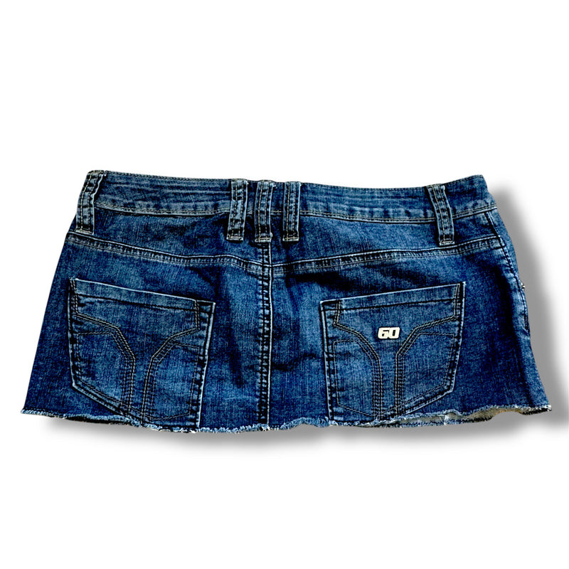Sourced limited accessories and clothes Miss Sixty denim 90s mini skirt – Secondhand Streetwear