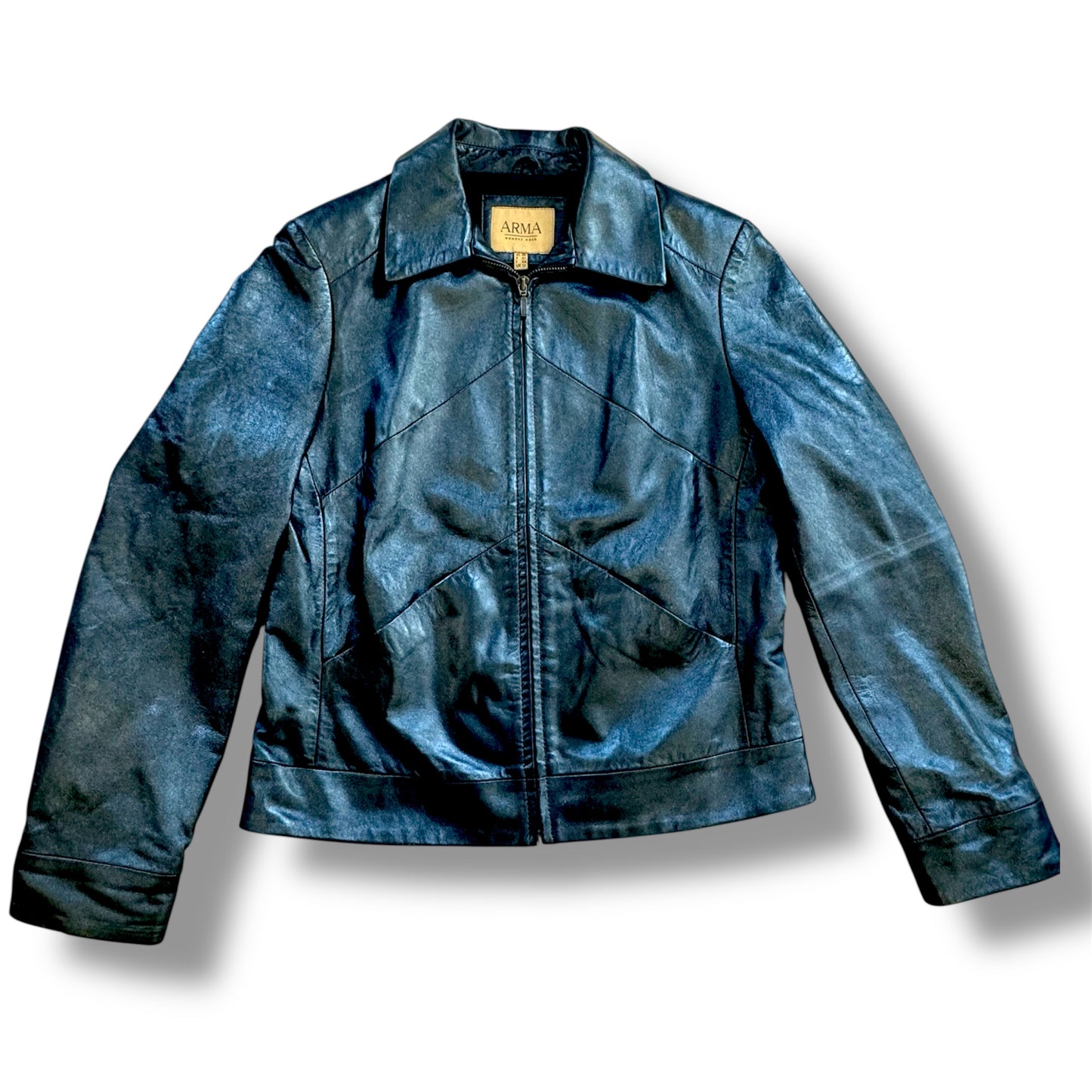 Vintage Arma glitter black coat