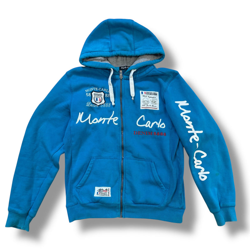 Sourced limited accessories and clothes Monte Carlo Monaco vintage zipped hoodie – Secondhand Streetwear