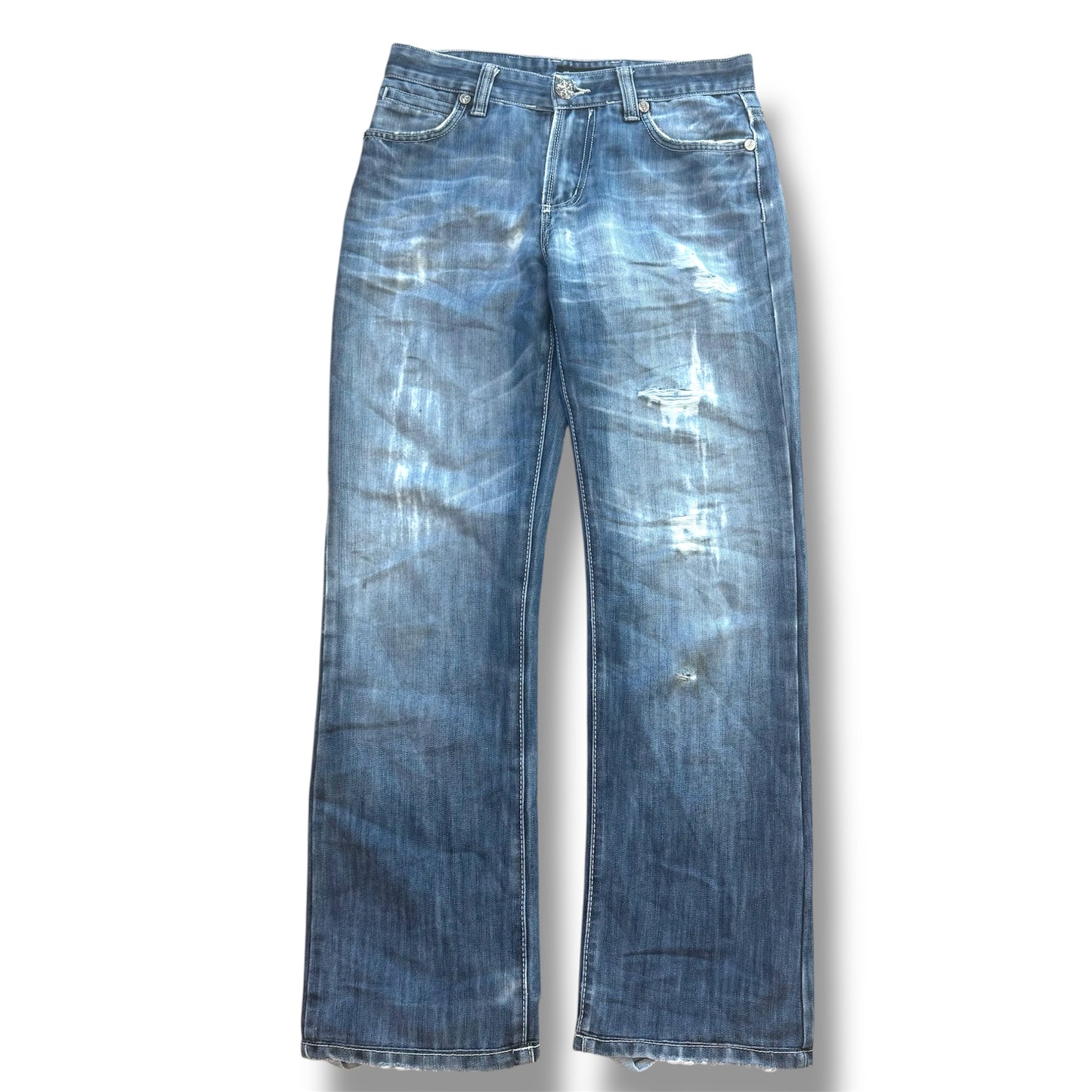 Vintage Emporio Armani ripped jeans