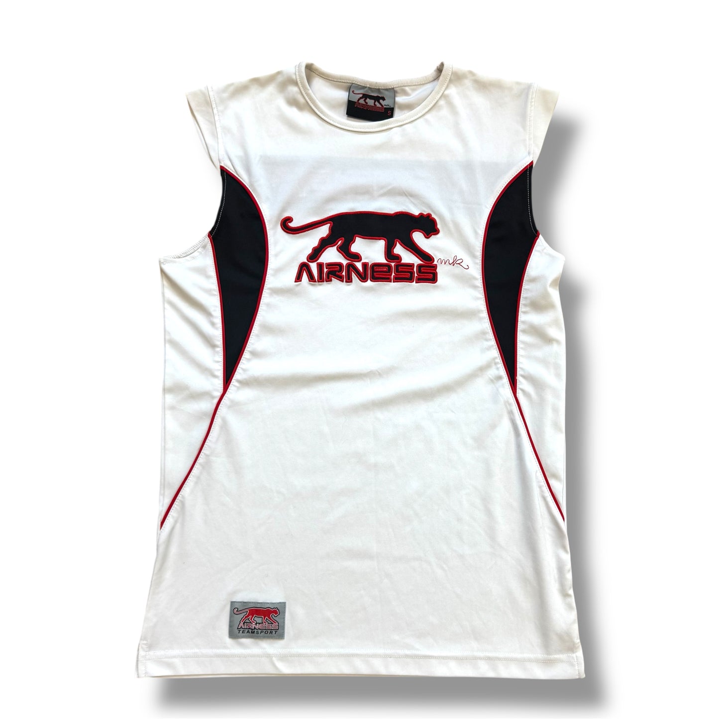 Airness streetwear style white tank top