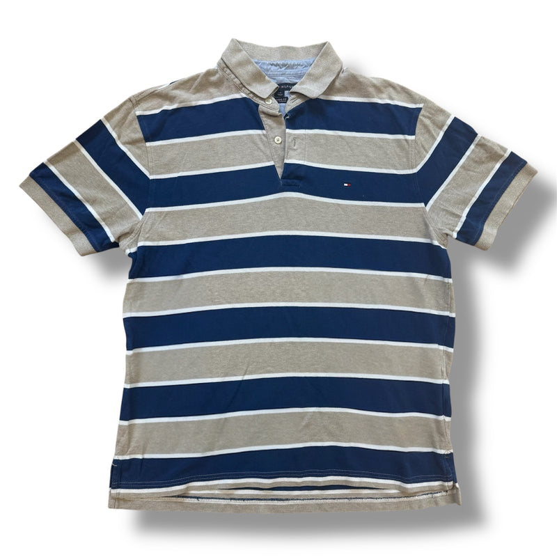 Sourced limited accessories and clothes Tommy Hilfiger striped vintage poloshirt – Secondhand Streetwear