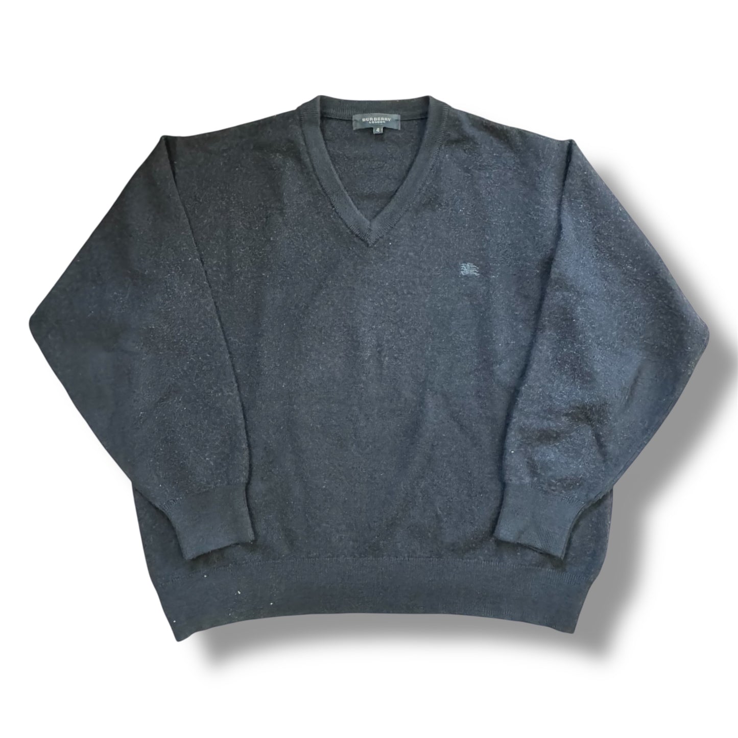 Burberry London v-neck knitted sweatshirt