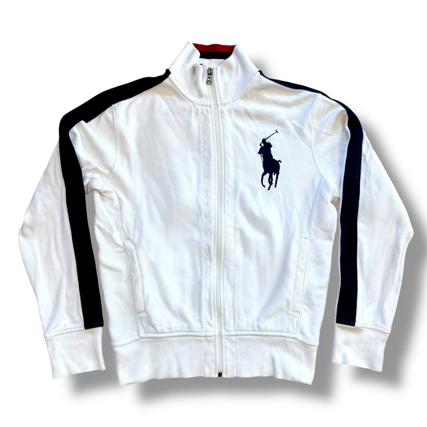 Polo Ralph Lauren vintage white zip-up