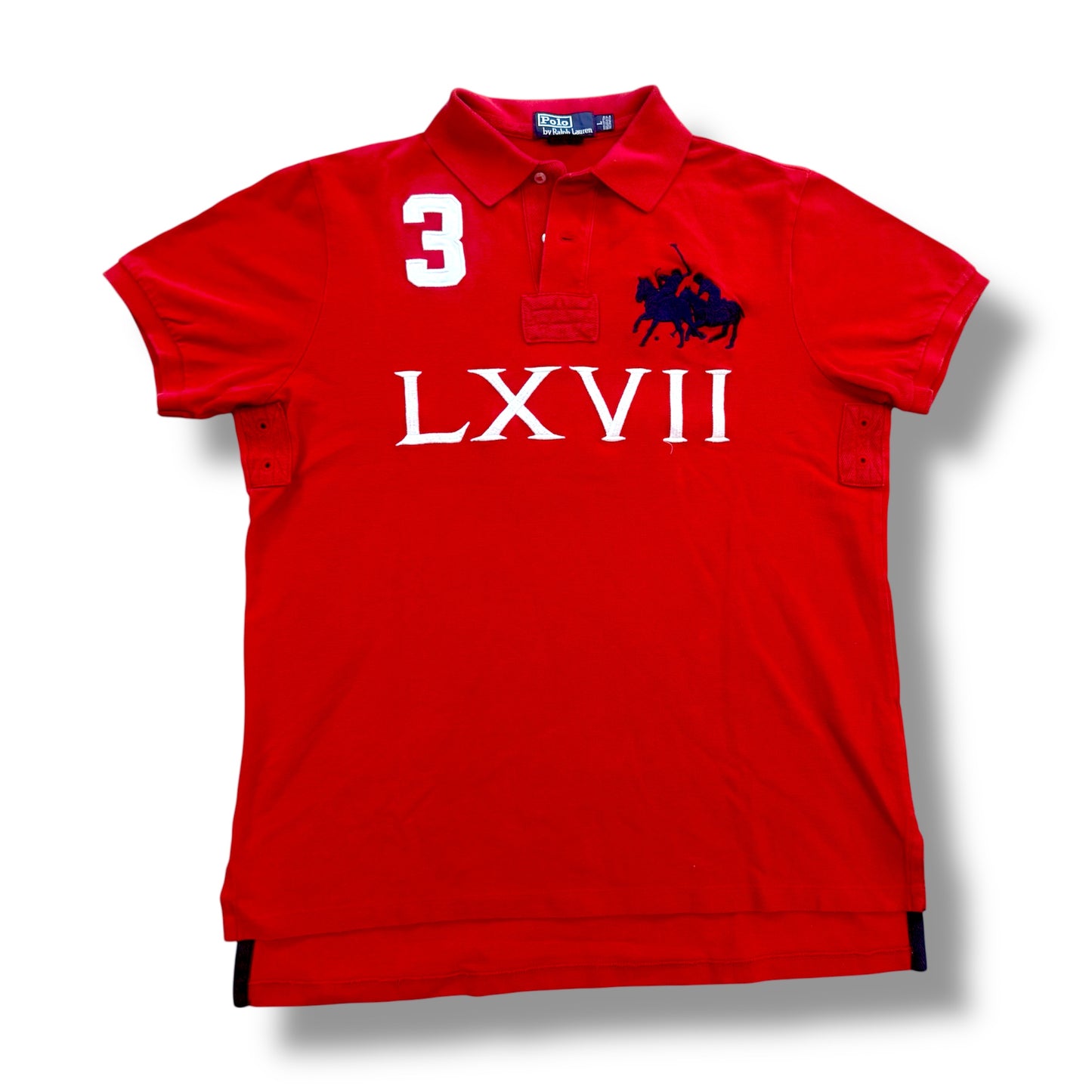 Ralph Lauren LXVII vintage red polo
