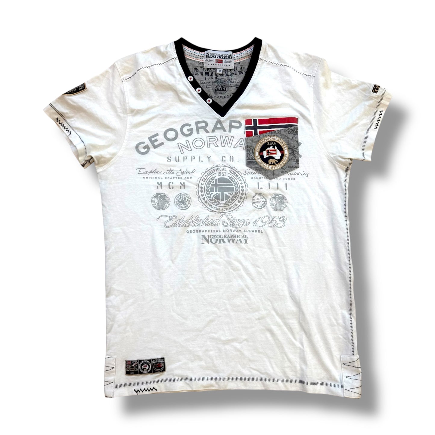Geographical Norway vintage sailing t-shirt