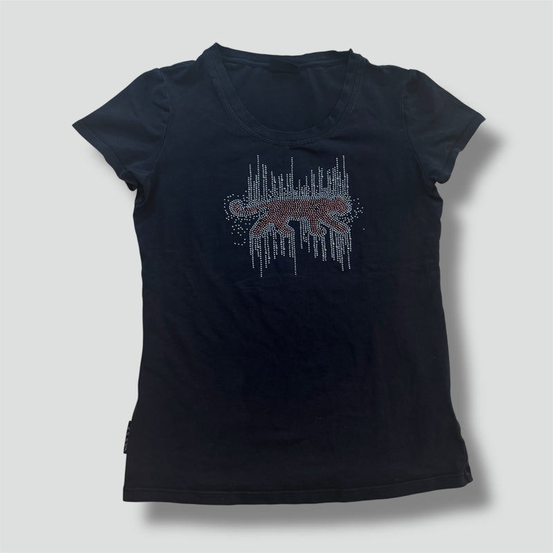 Sourced limited accessories and clothes Vintage Airness Y2K rhinestones t-shirt – Secondhand Streetwear