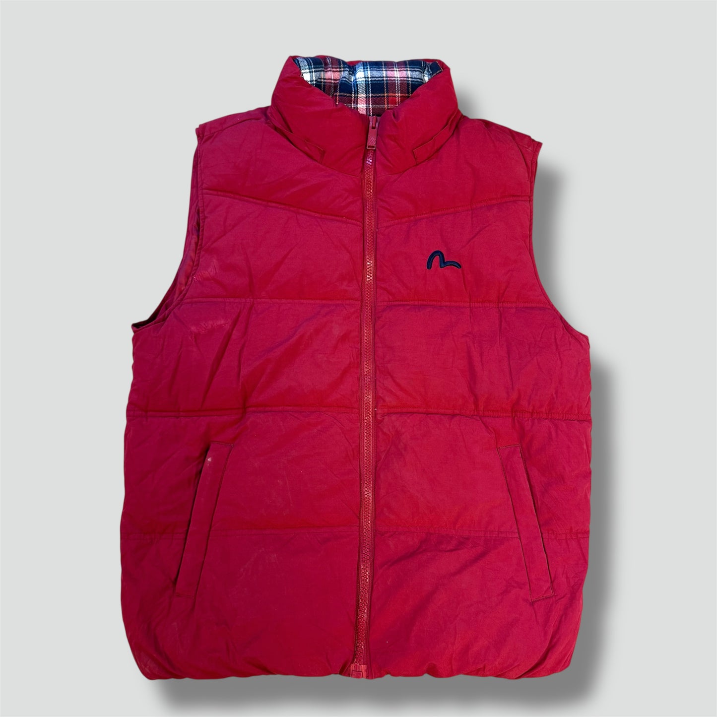 Evisu red vintage vest