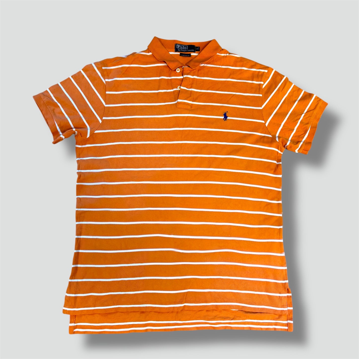 Polo Ralph Lauren orange striped polo