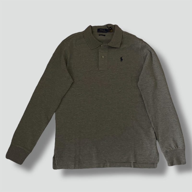 Sourced limited accessories and clothes Polo Ralph Lauren classic grey longsleeve – Secondhand Streetwear