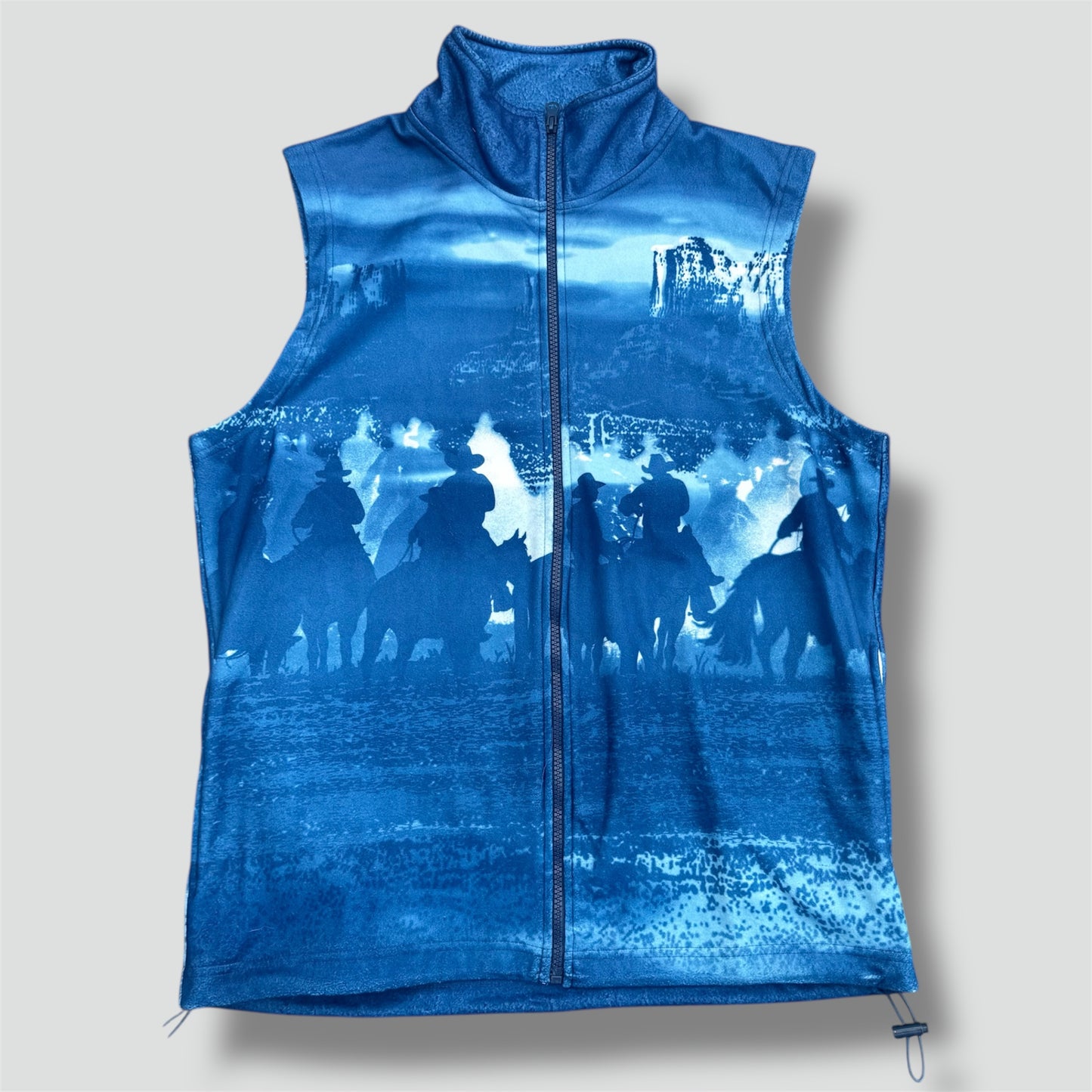 Atlas "blue cowboy" stylish fleece vest