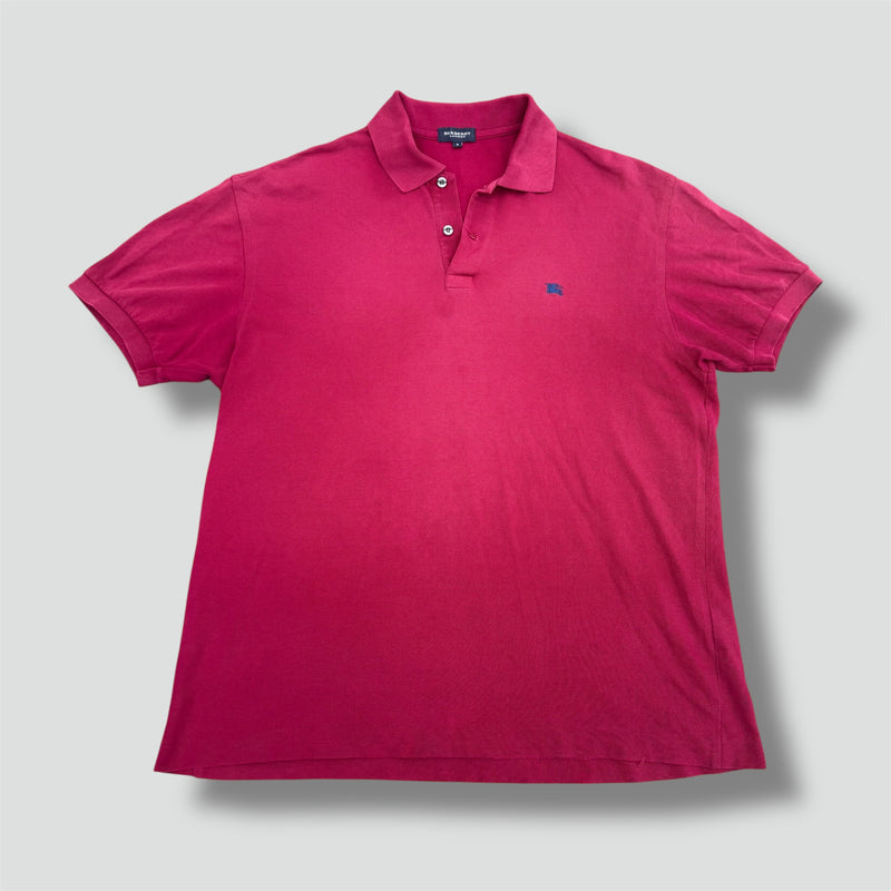 Sourced limited accessories and clothes Vintage red Burberry London poloshirt – Secondhand Streetwear