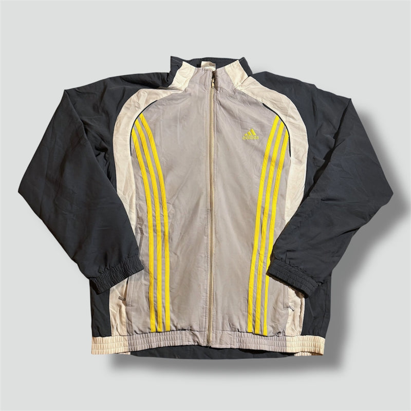 Sourced limited accessories and clothes Vintage Adidas grey 90s track jacket – Secondhand Streetwear