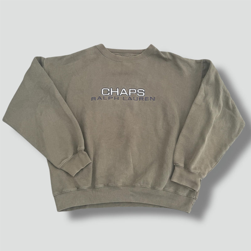 Sourced limited accessories and clothes Champs Ralph Lauren classic olive green sweatshirt – Secondhand Streetwear