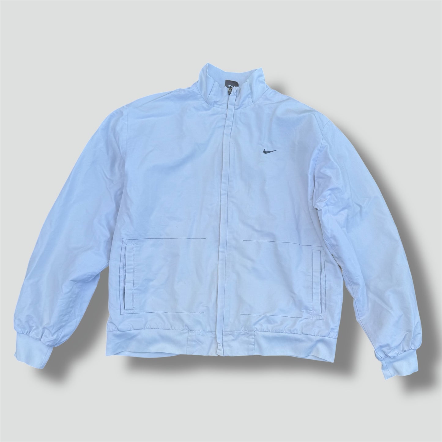 Nike vintage 00s white light jacket