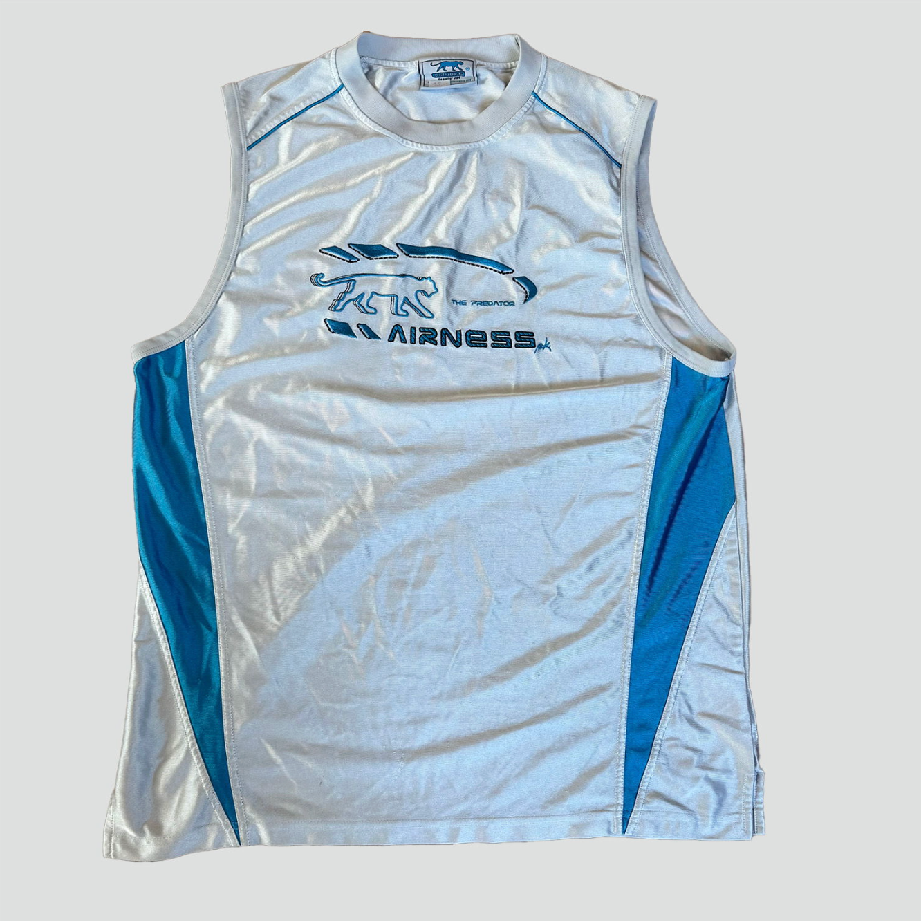 Airness white streetwear tank top