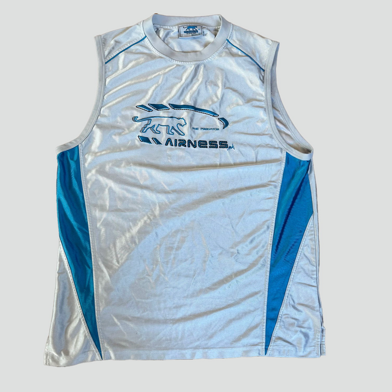 Sourced limited accessories and clothes Airness white streetwear tank top – Secondhand Streetwear