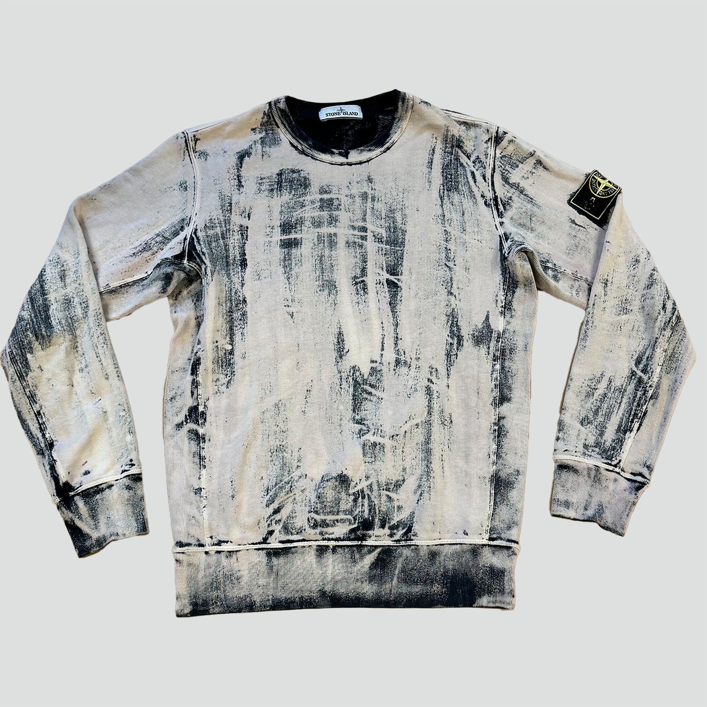 Washed out Stone Island sweatshirt