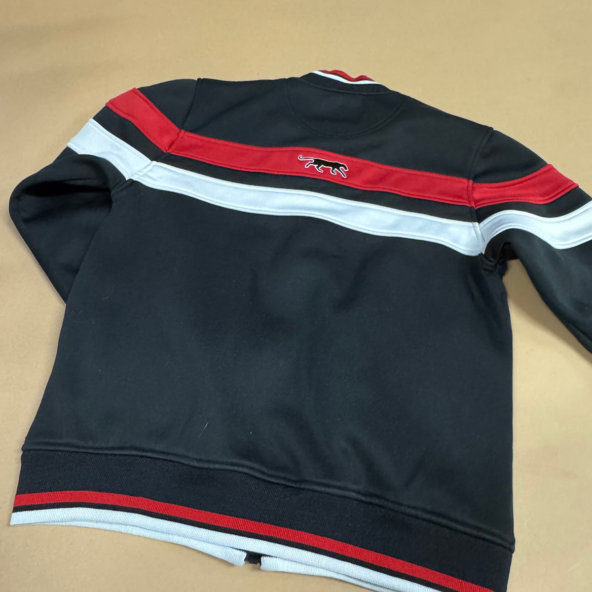 Airness 70s seventies black track jacket – Close-up 4