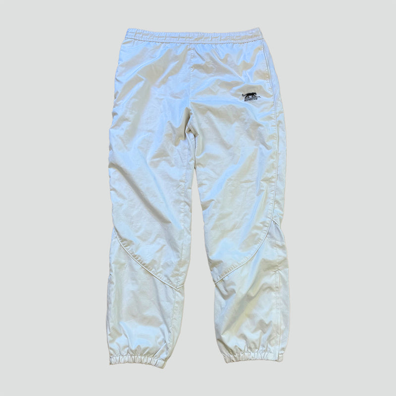 Sourced limited accessories and clothes Vintage plain white Airness track pants – Secondhand Streetwear