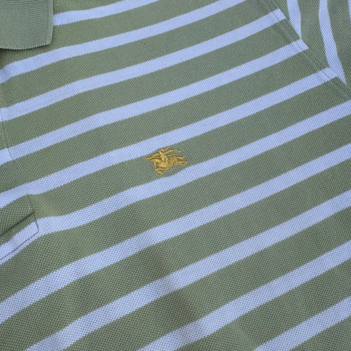 Burberry London vintage 90s striped poloshirt – Close-up 3