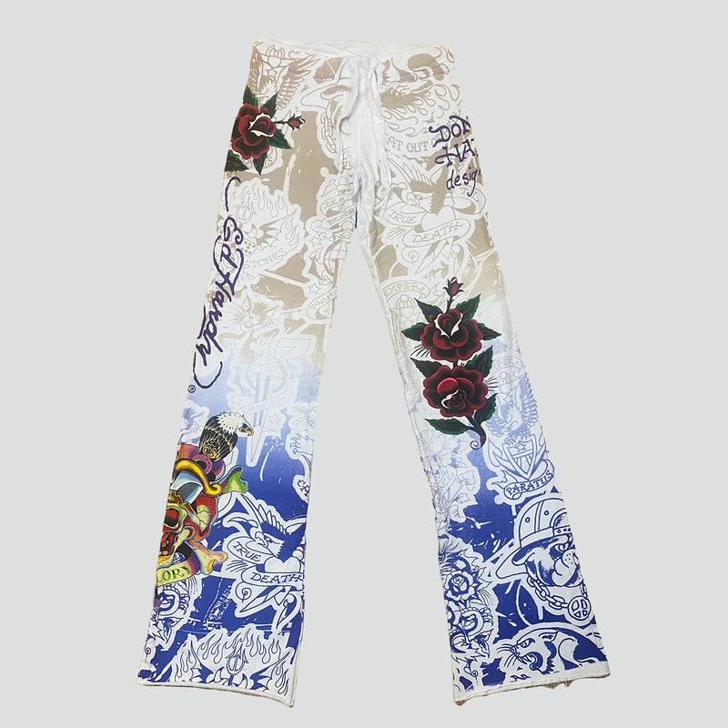Sourced limited accessories and clothes Ed Hardy printed pants – Secondhand Streetwear