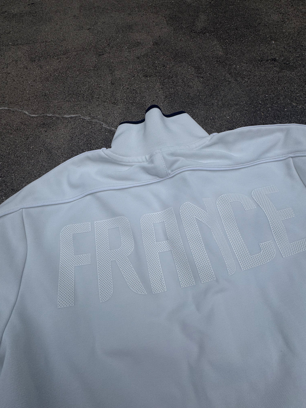 Nike France FFF Football white track jacket – Close-up 5