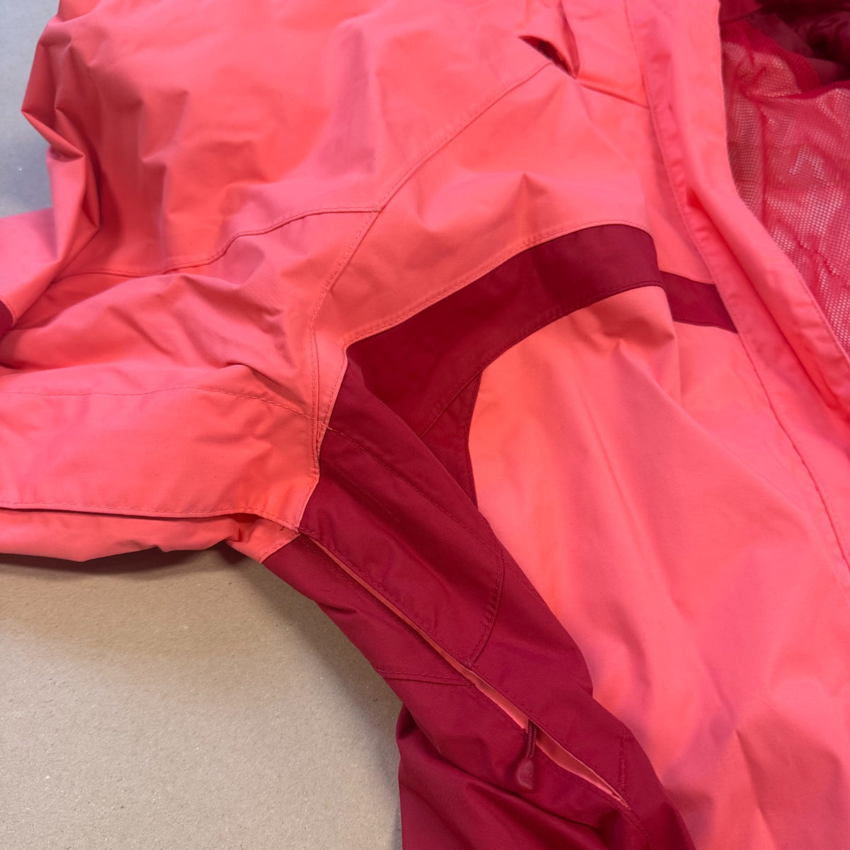 Jack Wolfskin pink rain-protective jacket
