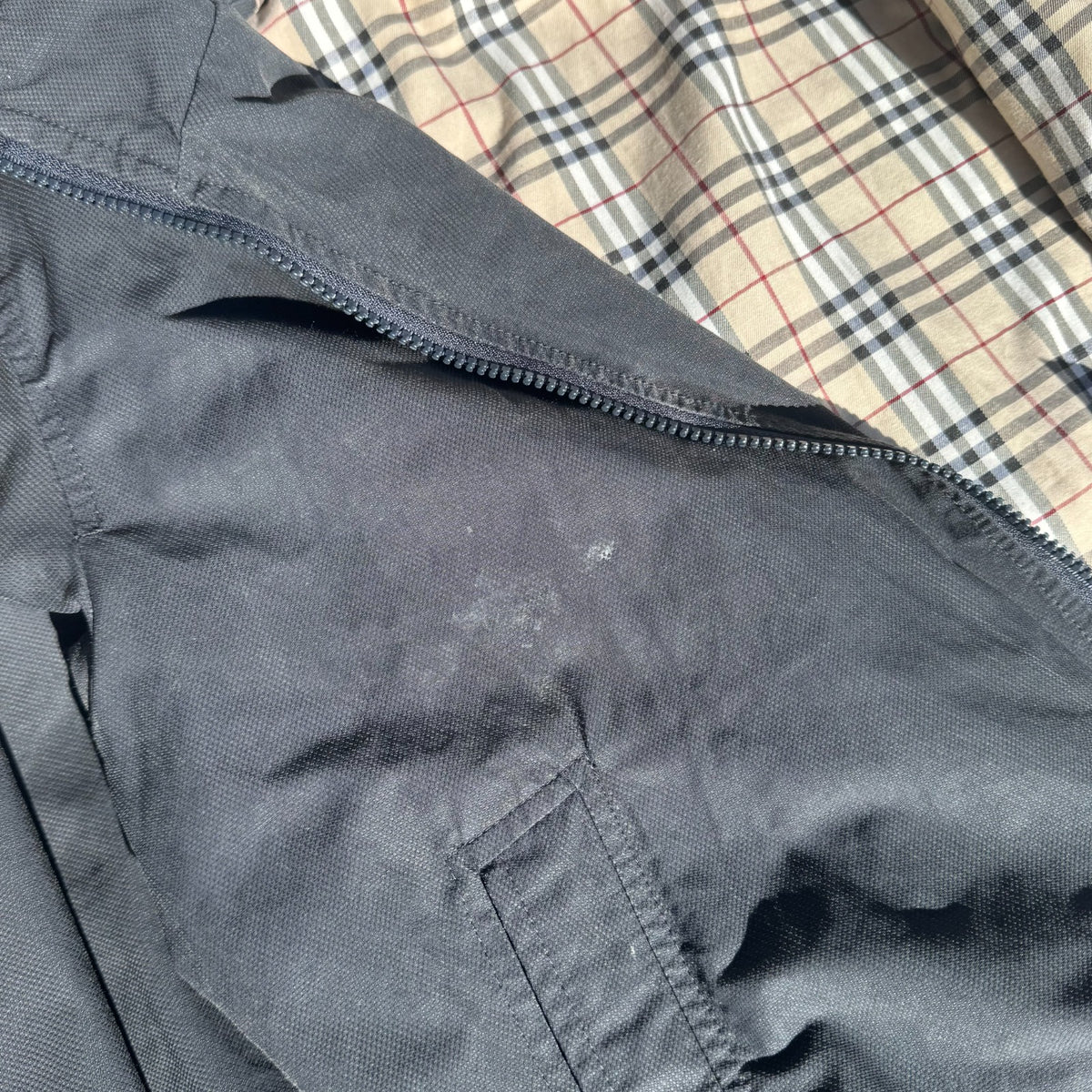 Thomas Burberry vintage Harrington jacket