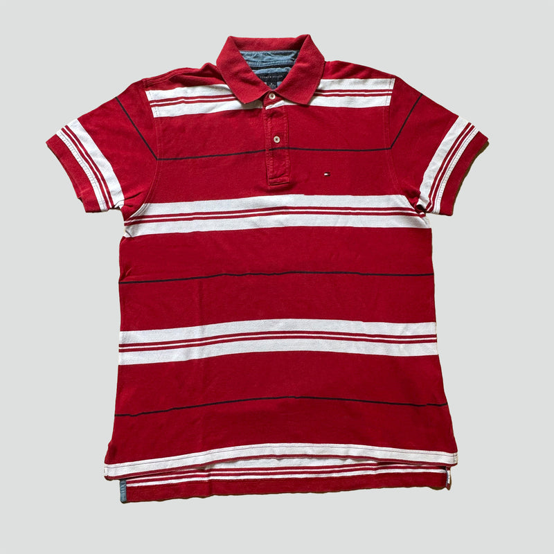 Sourced limited accessories and clothes Tommy Hilfiger striped polo – Secondhand Streetwear