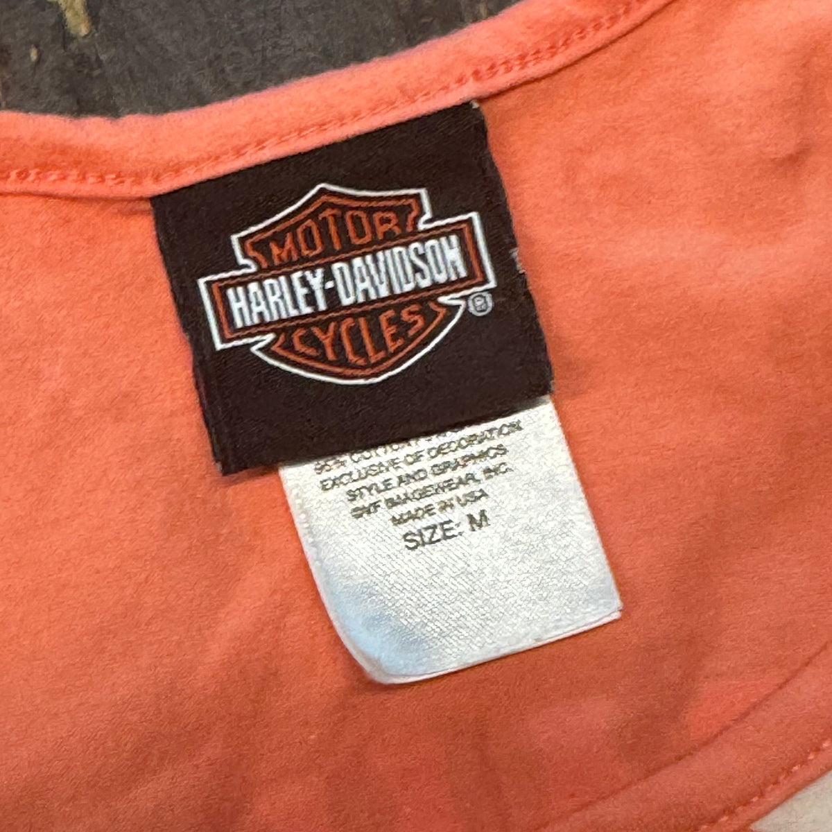 Vintage Harley Davidson tank top – Close-up 3