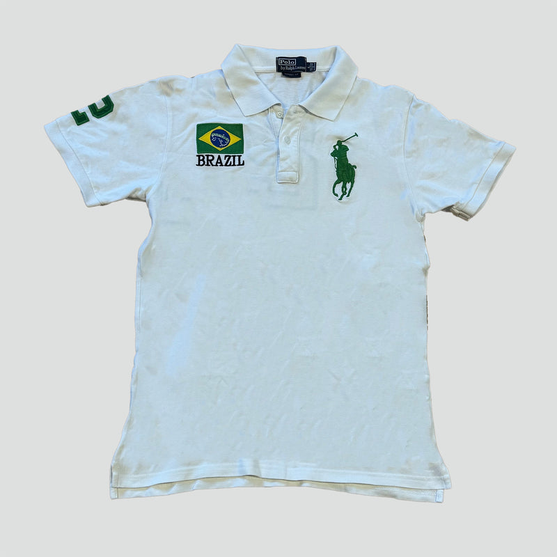 Sourced limited accessories and clothes Ralph Lauren Brazil polo shirt – Secondhand Streetwear