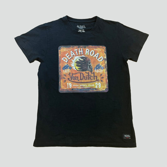 Vintage Von Dutch "Death Road" printed t-shirt