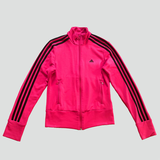 Adidas vintage pink track jacket