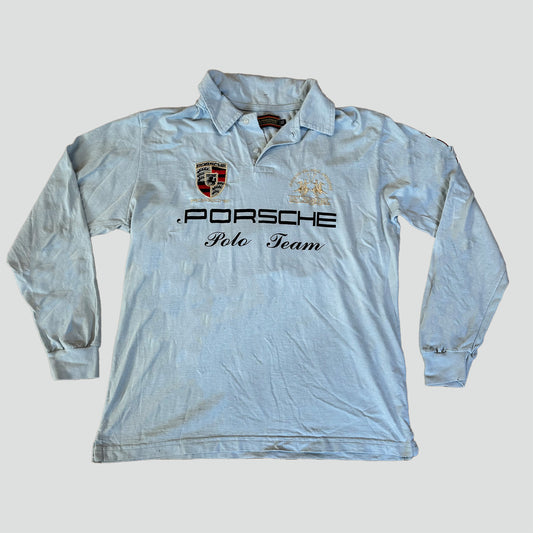 La Martina Porsche long sleeve poloshirt
