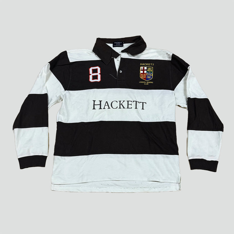 Sourced limited accessories and clothes Vintage style Hackett London Rugby polo – Secondhand Streetwear