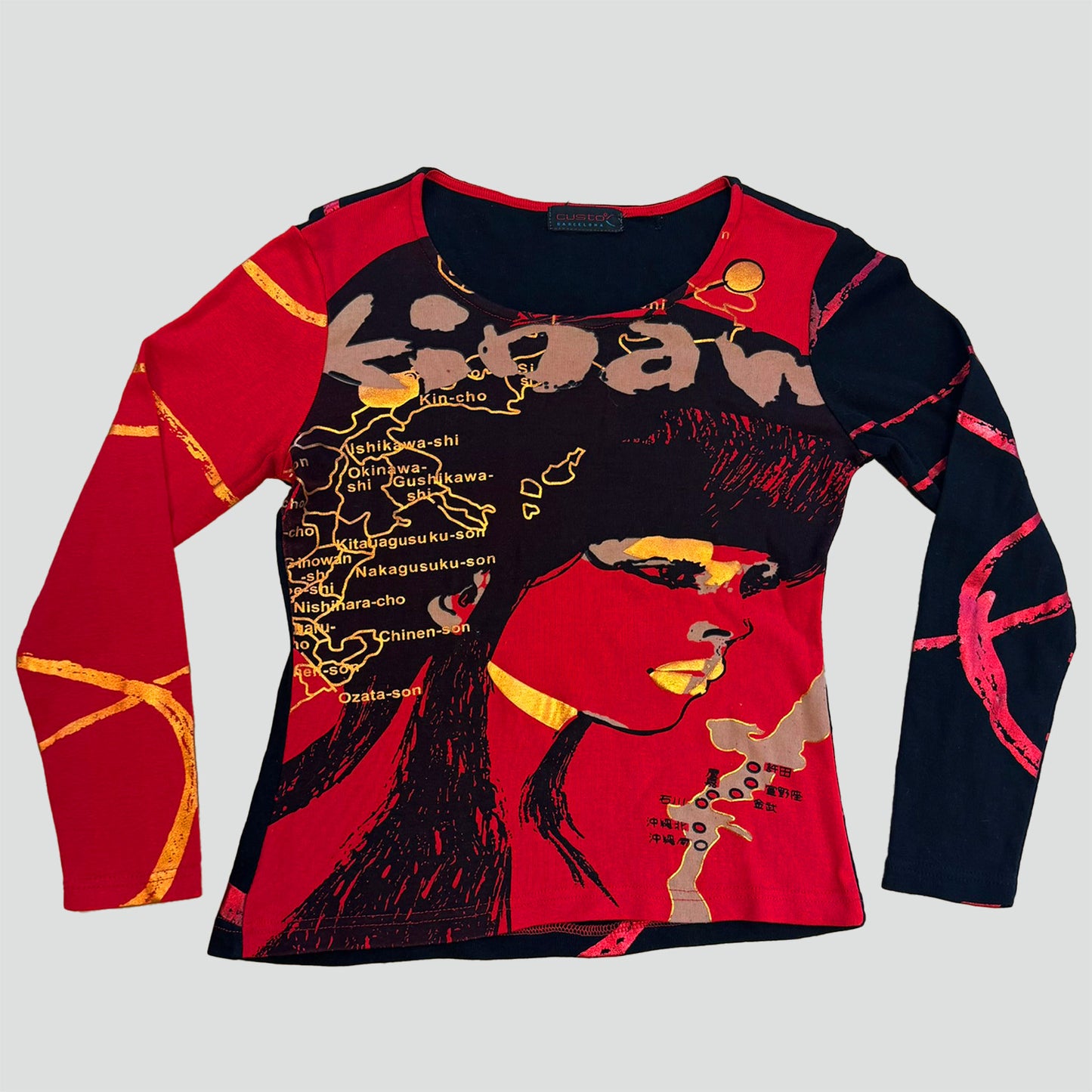 Custo Barcelona beautiful Y2K vintage longsleeve