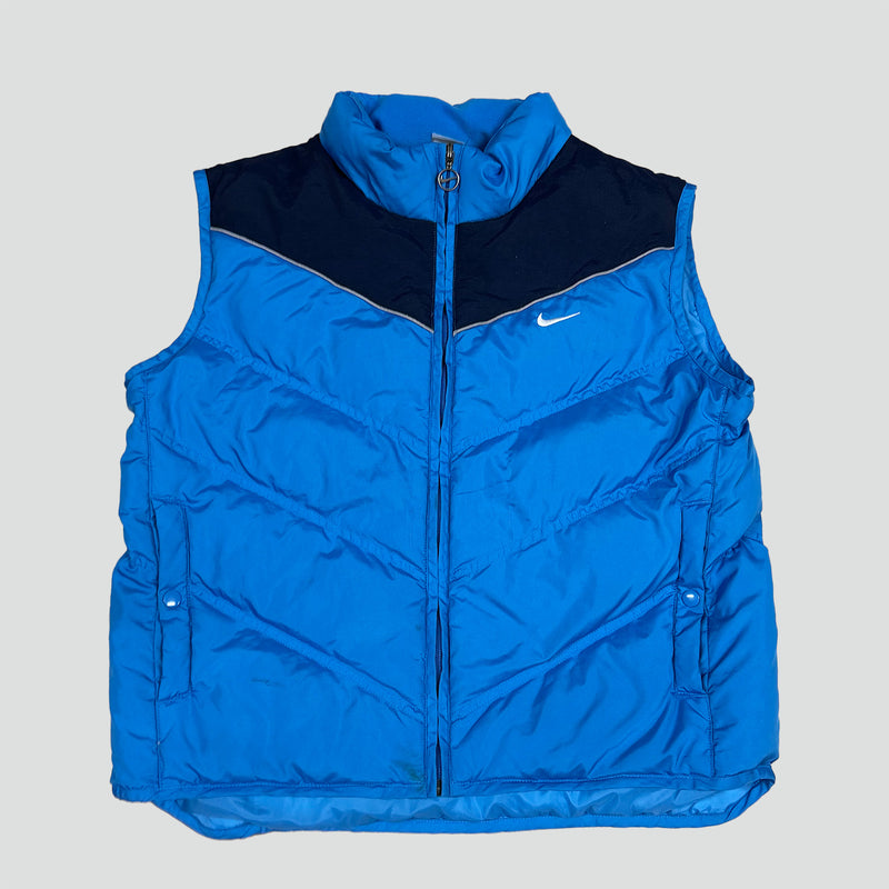 Sourced limited accessories and clothes Nike streetwear blue vest – Secondhand Streetwear