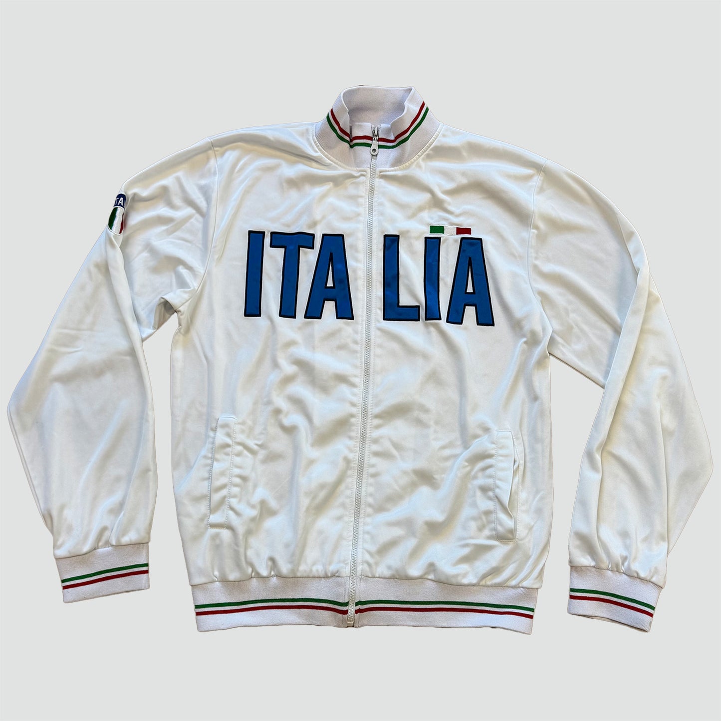 Italia white track jacket
