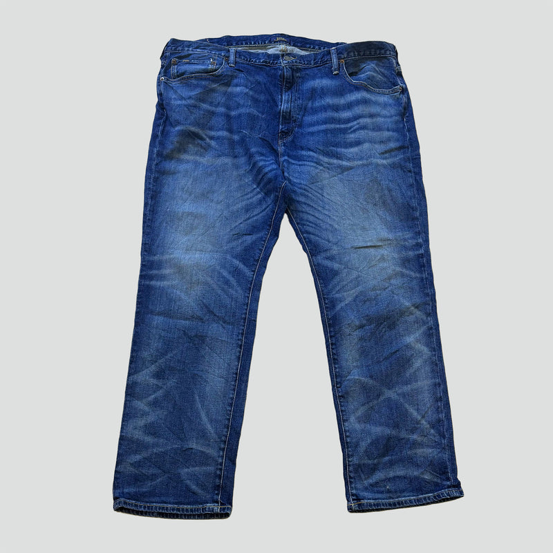Detailansicht: Sourced limited accessories and clothes Polo Ralph Lauren large denim jeans – Logo, Nähte oder Material