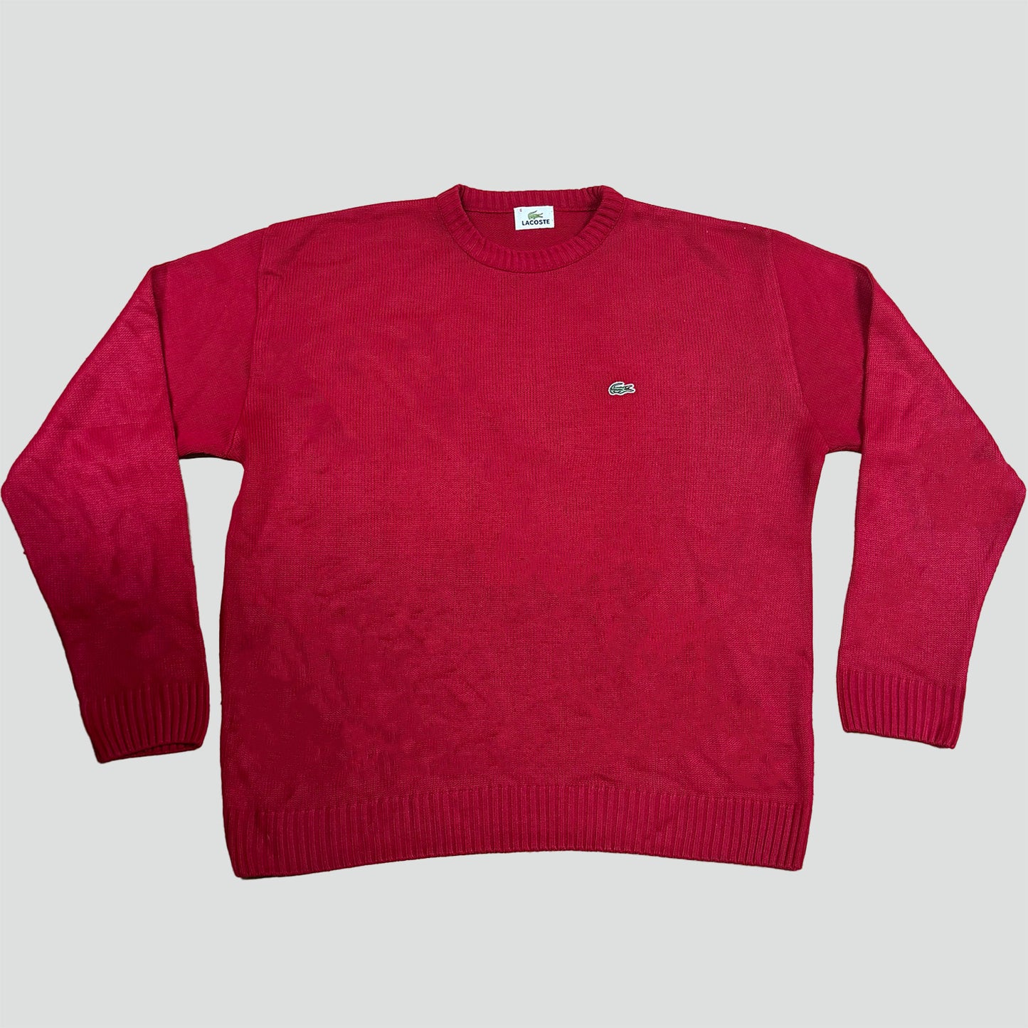 Lacoste knitted crewneck sweatshirt