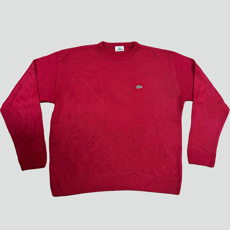 Sourced limited accessories and clothes Lacoste knitted crewneck sweatshirt – Secondhand Streetwear