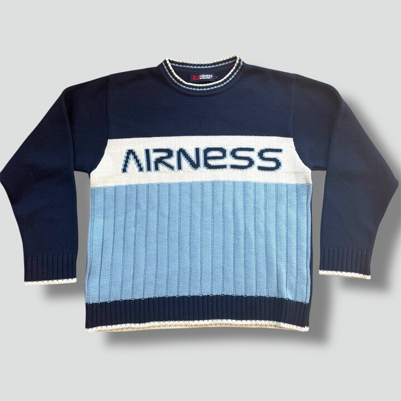 Sourced limited accessories and clothes Vintage oversized Airness knitted sweatshirt – Secondhand Streetwear
