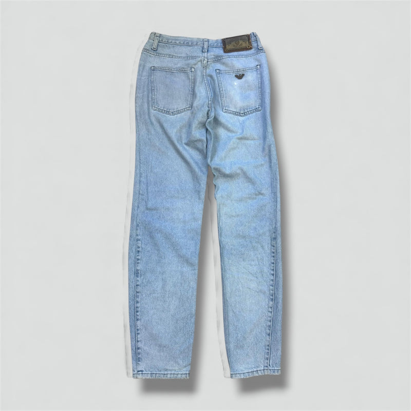 Sourced limited accessories and clothes Giorgio Armani skyblue vintage jeans – Secondhand Streetwear
