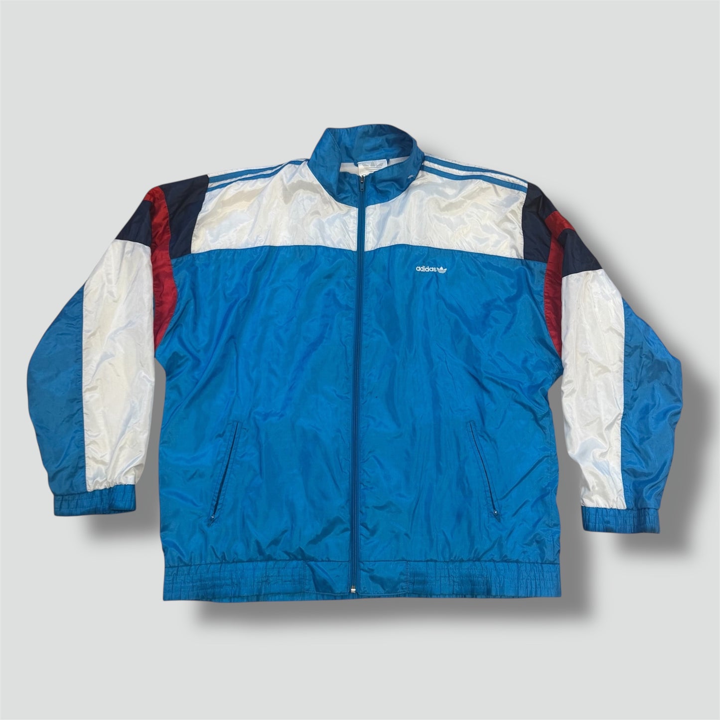 Vintage Adidas oversized skyblue track jacket