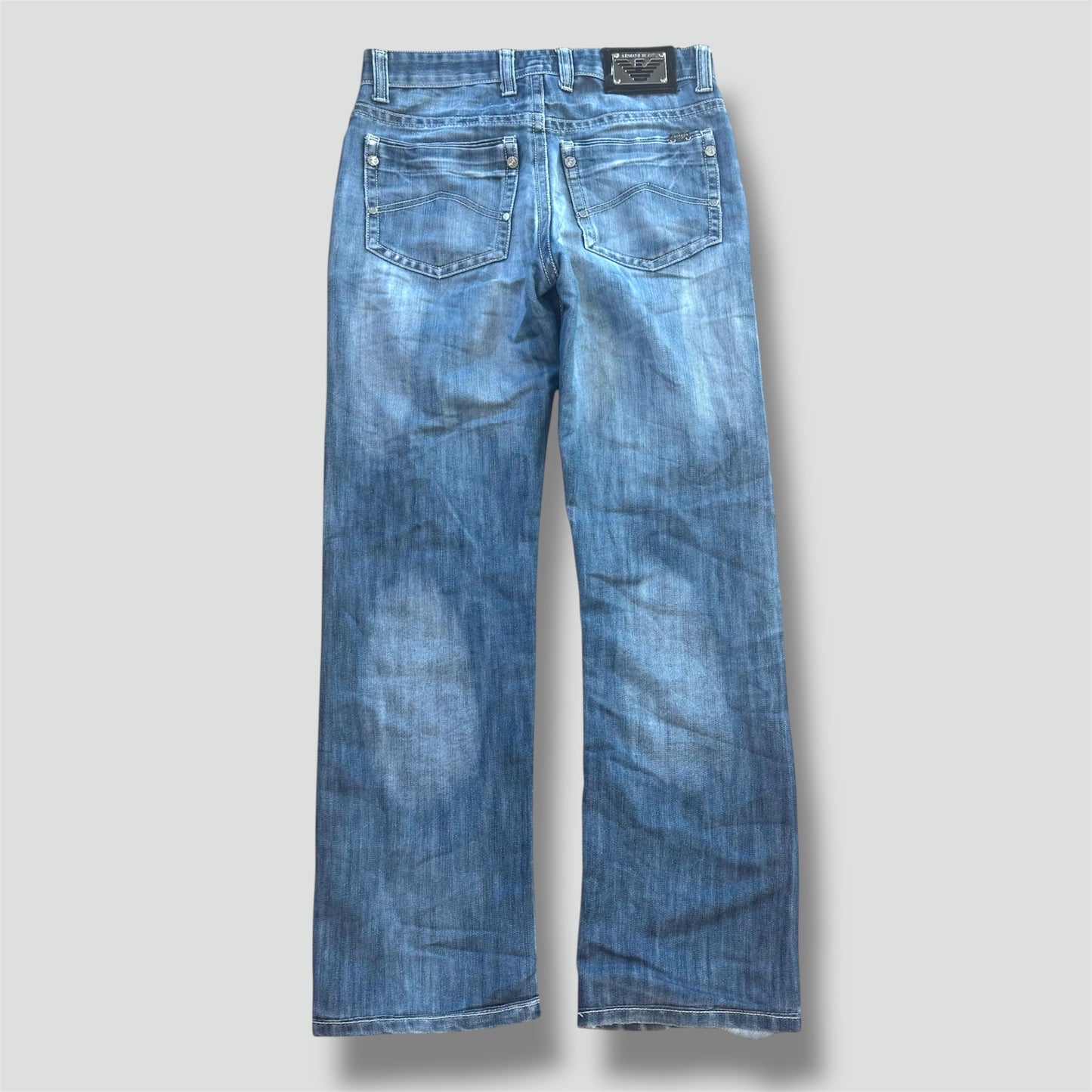 Vintage Emporio Armani ripped jeans