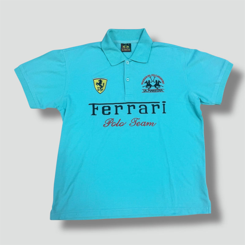 Sourced limited accessories and clothes La Martina Ferrari streetwear summer polo – Secondhand Streetwear